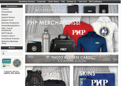 P H P online store