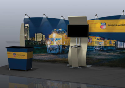 union pacific tradeshow booth