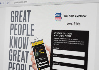 union pacific landing page