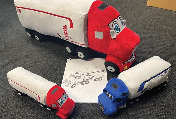 Crete Carrier truck plushes finalized and produced