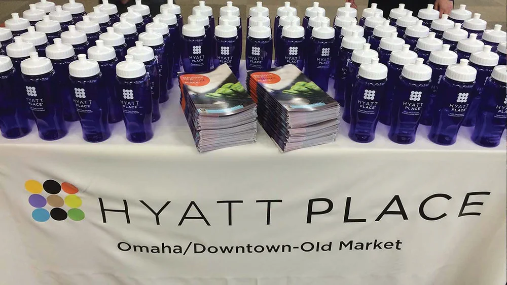 Hyatt Place Table Throw and Merchandise