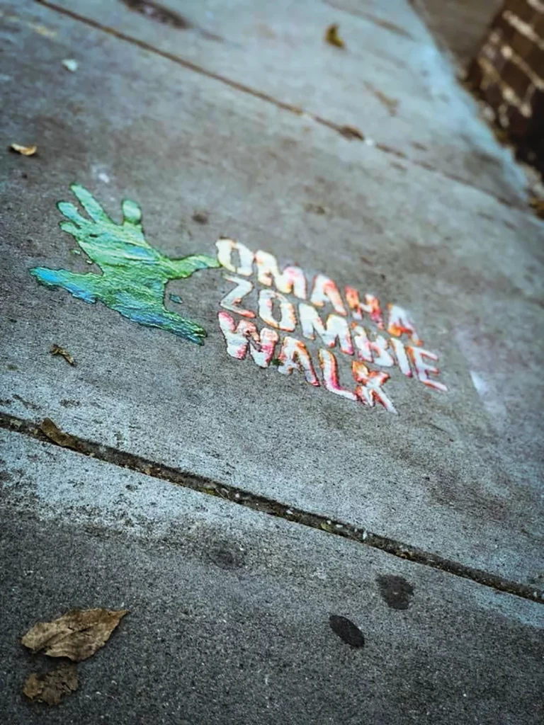 Omaha Zombie Walk Stencil