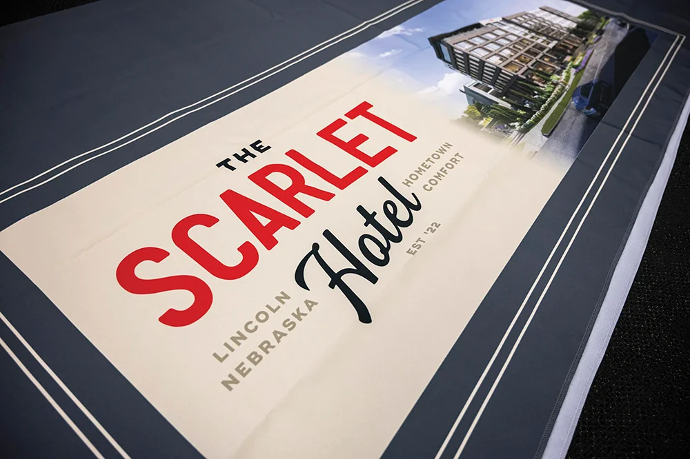 The Scarlet Hotel Full-Color Table Cloth