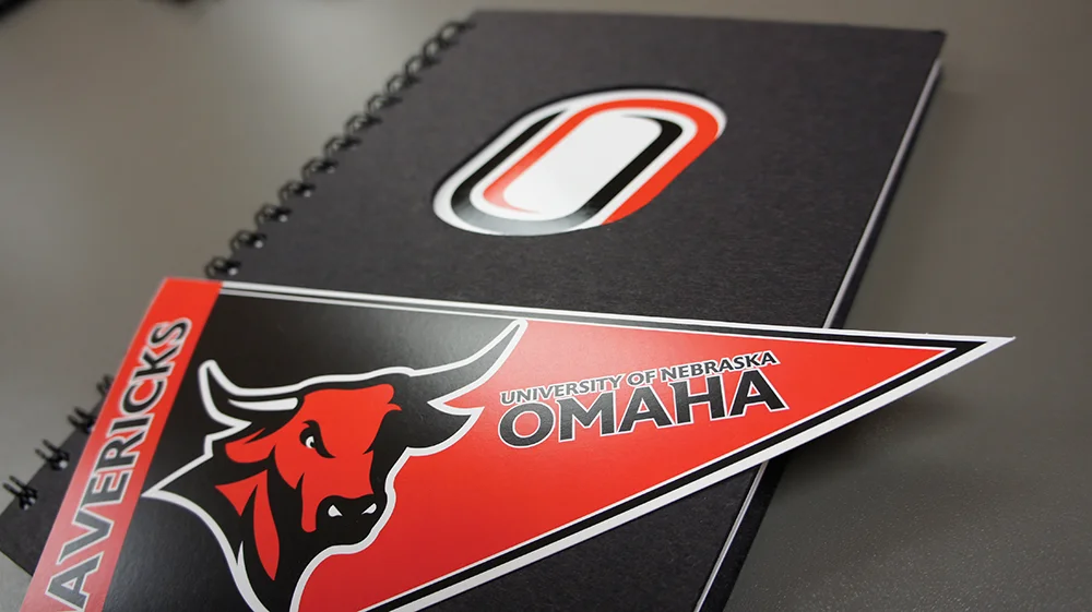University of Nebraska Omaha custom cut and print journal